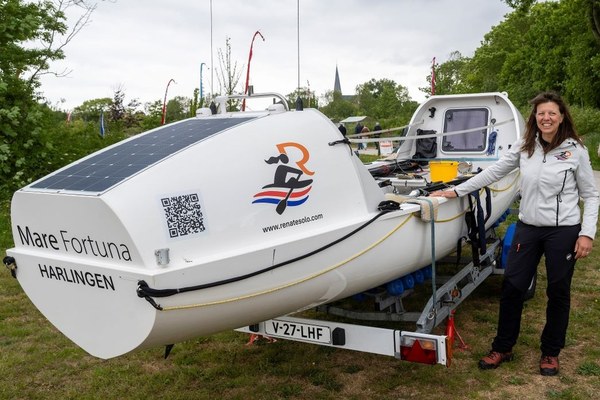 Nieuwe ambassadeur Sportakkoord Harlingen gaat solo de Atlantische Oceaan over