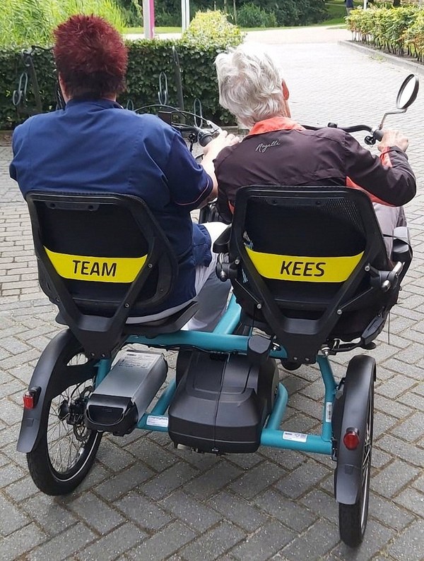 Nieuwe DUO-fiets bij locatie de Batting in gebruik genomen!