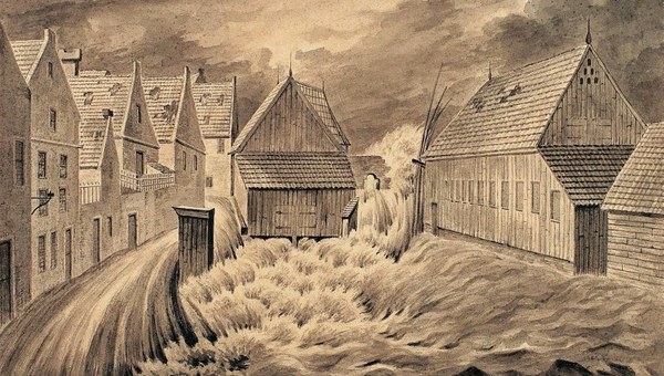 Ontdek Harlingen: De Stormvloed van 1825