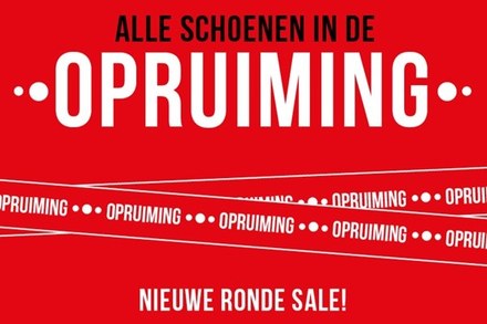 Opruiming bij Kamsma Schoenen