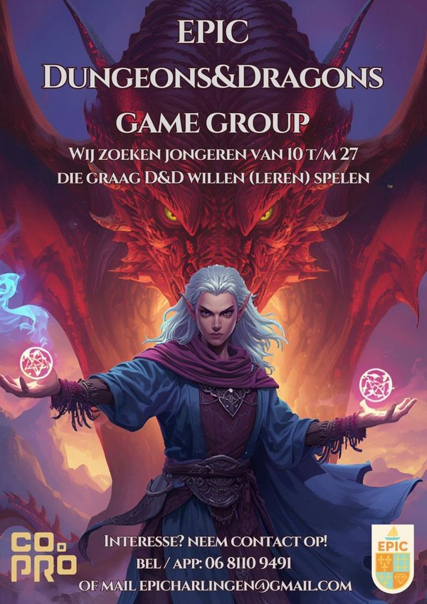 Opzoek naar Dungeons & Dragons game groep