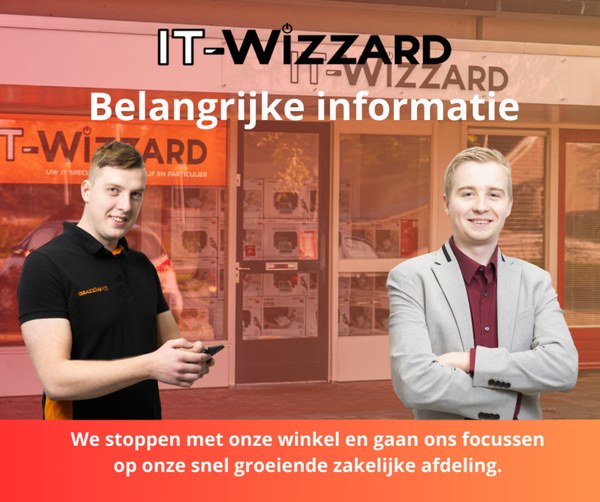 Sluiting winkel IT-Wizzard in Harlingen per 21 december 2024