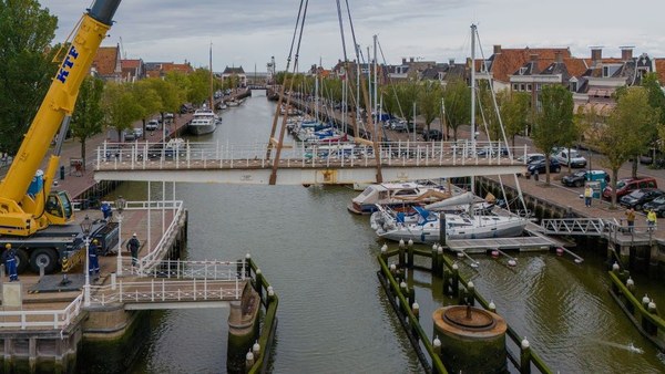 Start restauratie Raadhuisbrug Harlingen