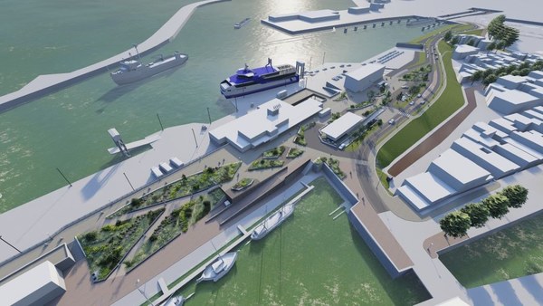 Start werkzaamheden herinrichting Waddenpromenade in Harlingen