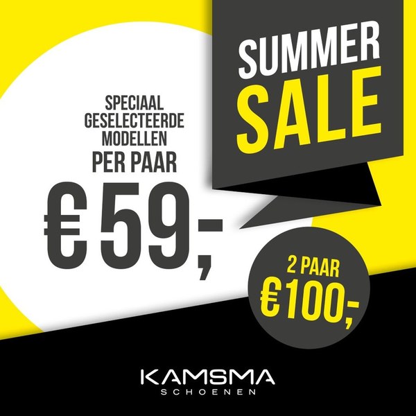 Summersale bij Kamsma Schoenen