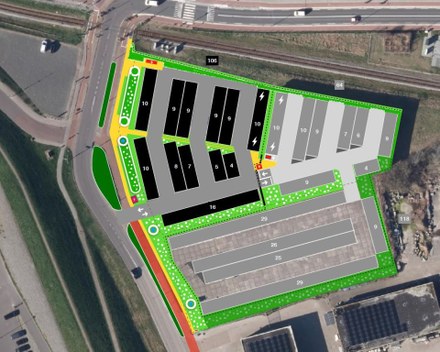 Tijdelijk parkeerterrein oude Aldi geopend