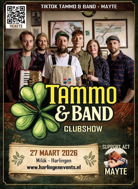 TikTok Tammo & Band naar Milûk Harlingen - MAYTE verzorgt support