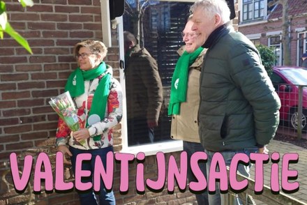Tulpen, aandacht en een warm gebaar van CDA Harlingen