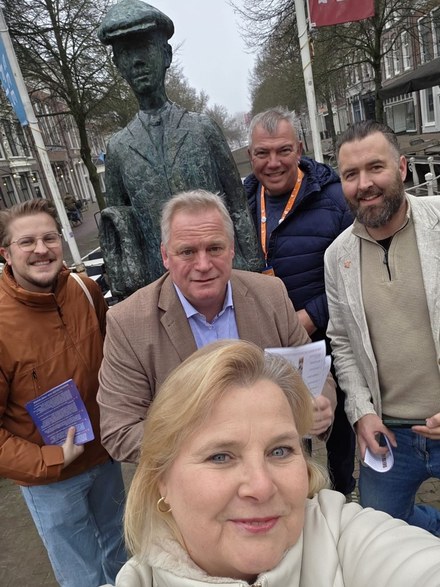 Tweede kamerlid Björn Schutz bezoekt Harlingen