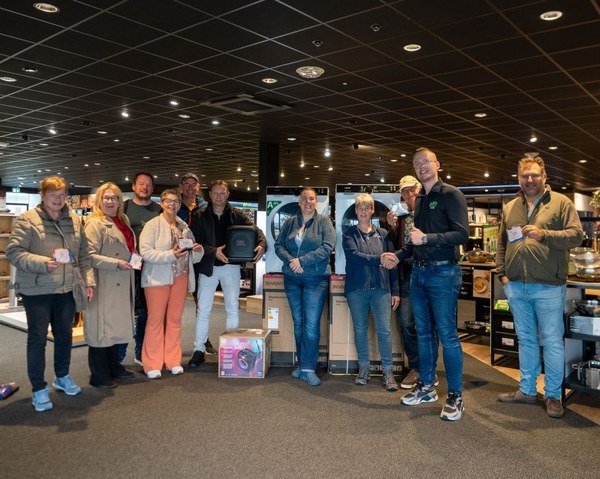 Uitreiking prijzen Visserijdagenloterij
