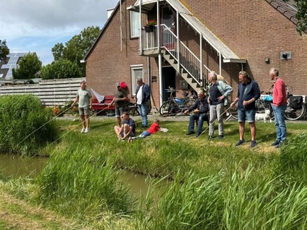 Vijfde colonne van FC Harlingen an ut vissen