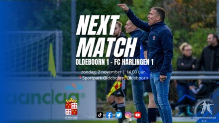 Voorbeschouwing: Oldeboorn 1 – fc Harlingen 1