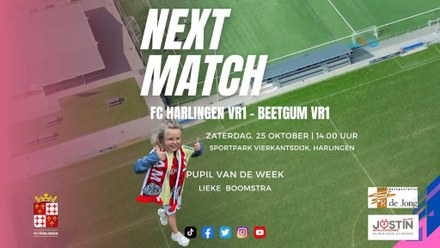 Vrouwen 1 klaar voor duel met koploper Beetgum VR1