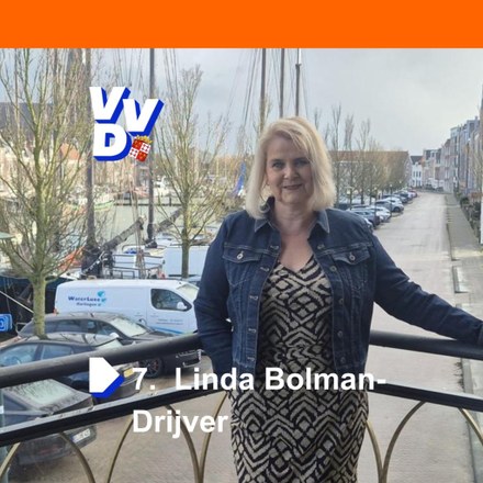 VVD Harlingen stelt kandidaten voor: #7 Linda Bolman-Drijver