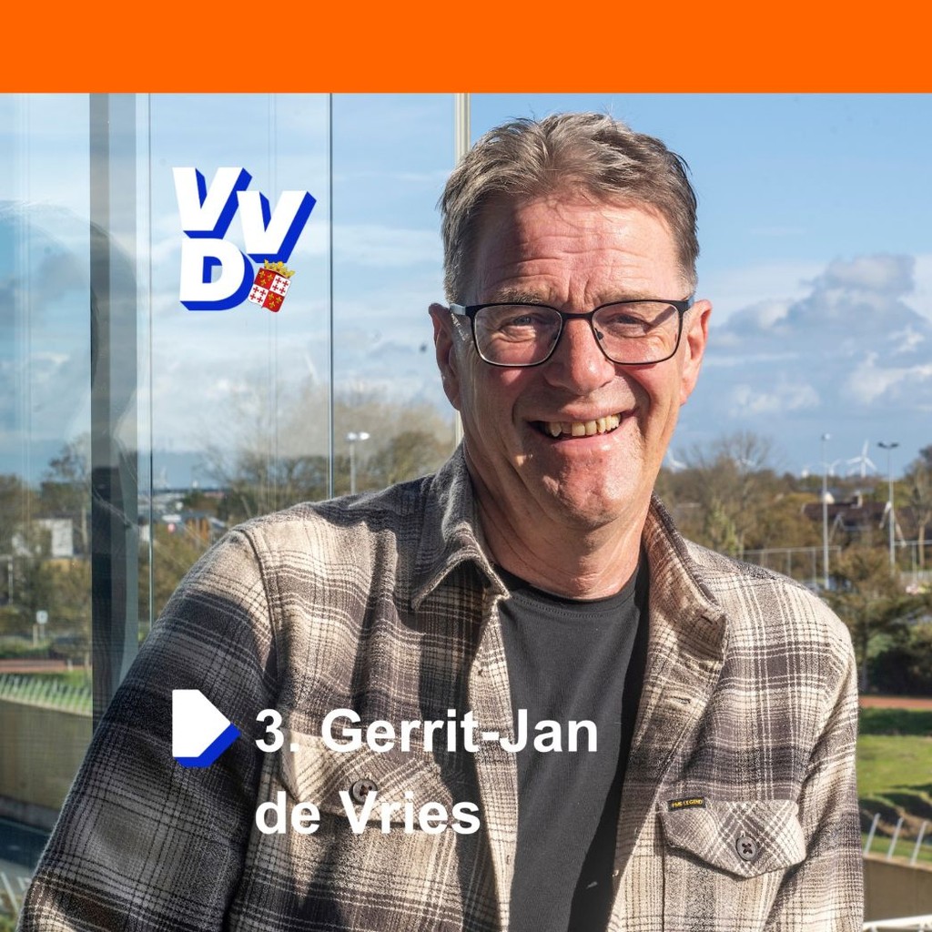 VVD Harlingen stelt kandidaten voor: Gerrit-Jan de Vries