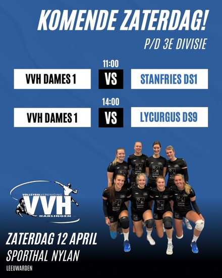 VVH Dames 1 strijdt voor promotie naar de 3e divisie