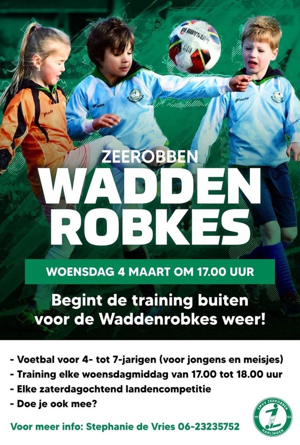 Waddenrobkes klaar voor een nieuw voorjaar vol voetbalplezier