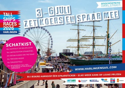 Winkel in Harlingen en maak kans op mooie Tall Ships Races prijzen