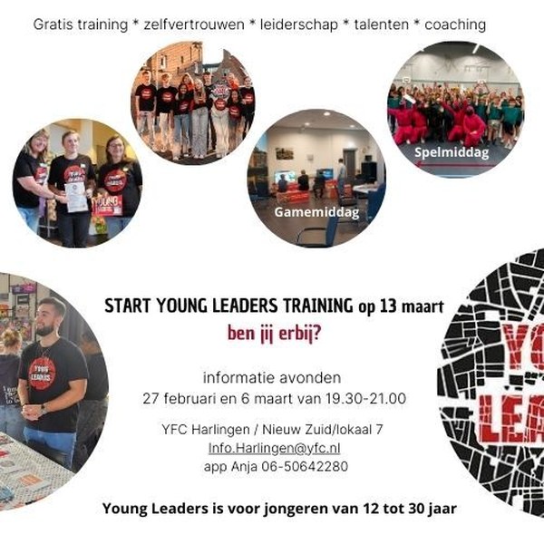 Young Leaders Harlingen start nieuwe training in maart