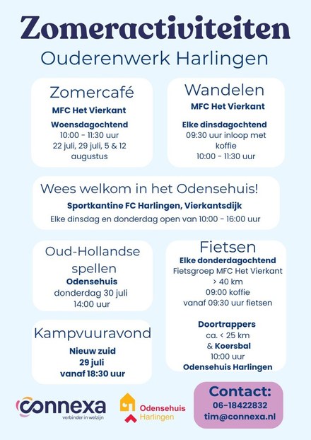 Zomerweek ouderenwerk Harlingen